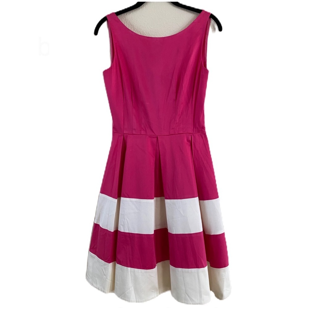 Kate Spade Pink and Cream Mandy Fit and Flare Dress size 2